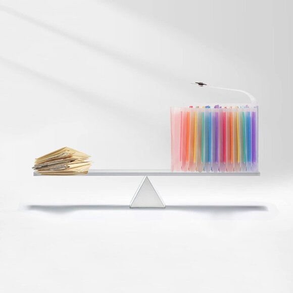 Stand Receipt Organizer Folder - 13 Pockets Expanding Accordion Coupon Organizer - Picture 8 of 8